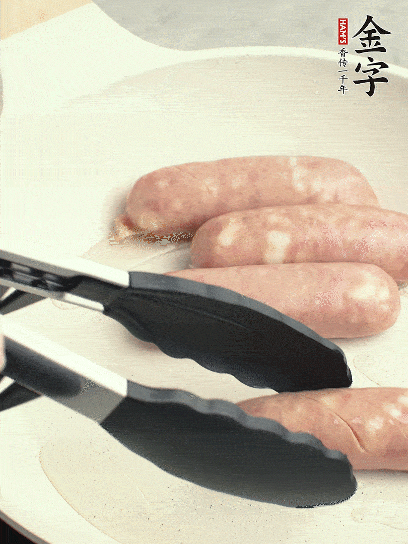 金字烤腸切花刀煎熟。